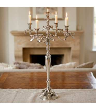 Chandelier argenté 46x46x79cm