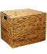 Set of 3 Storage water hyacinth 50x40x38cm