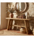 Console en bois recyclé rustique - 160x45x76cm