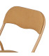 Chair foldable grey and black metal- 44x48x80cm