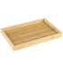 Rectangular bamboo coffee serving tray – 27 × 18 × 2 cm