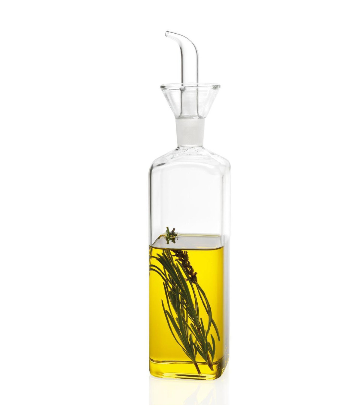 Set Huilier Et Vinaigrier En Verre 500 Ml - Avec Support En Bois, Lave-vaisselle